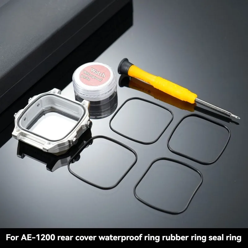 AE1200 AE-1200WH Waterproof Ring Rear Bottom Cover Back Cover Gasket for Casio 3299 AE-1200 AE-1300 Watch Repair Sealing Ring