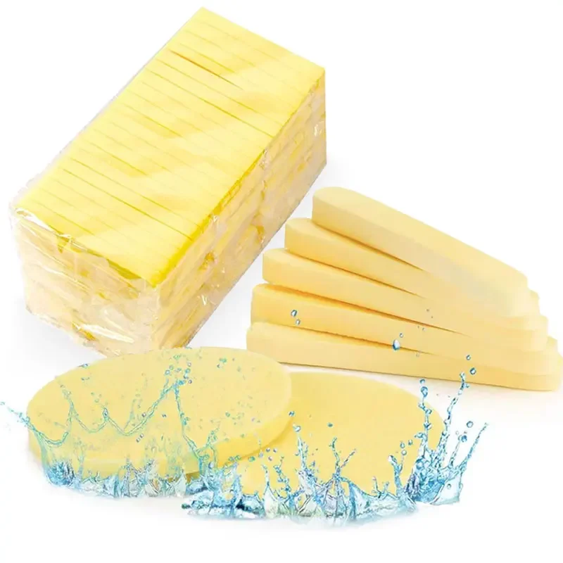 圧縮ラウンド洗顔スポンジクリーニングブラシクレンジングツールメイク落としワイプ指卸売送料無料