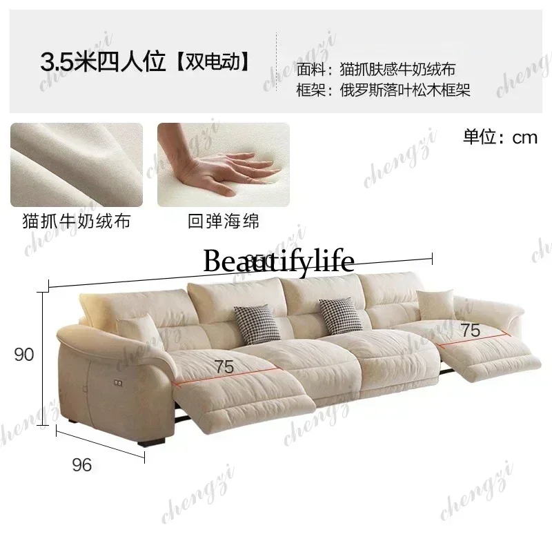Living Room Sofas Couch Bed Convertible Sofa Cloth Armchair Home Furniture Armchairs Modern Luxury Functional Electric Sofa