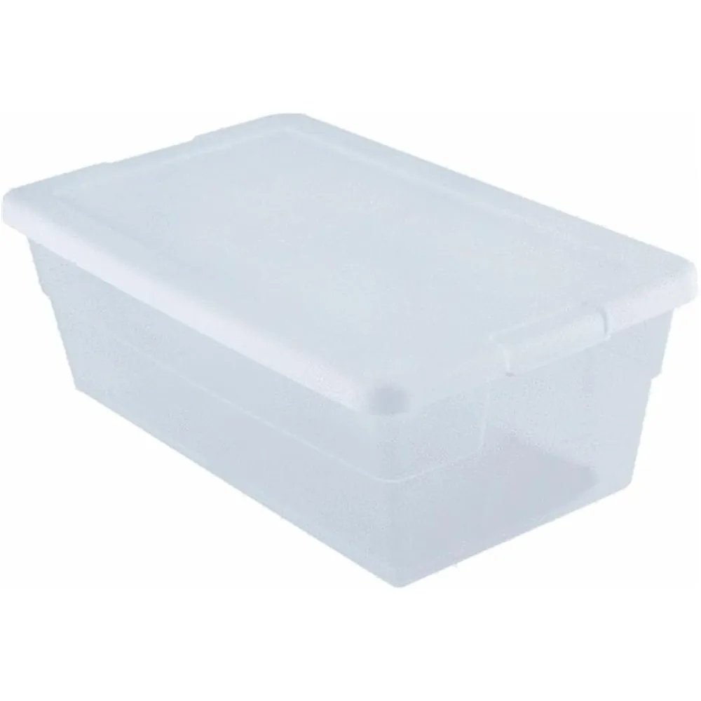 

Aseptic storage box 13.5 X 8.3 X 4.8, transparent, 2 packs