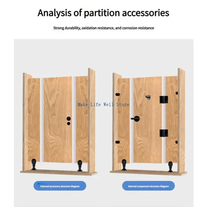 Multiple Functional Bathroom Stall Mounting Legs Not Deformation Design for House