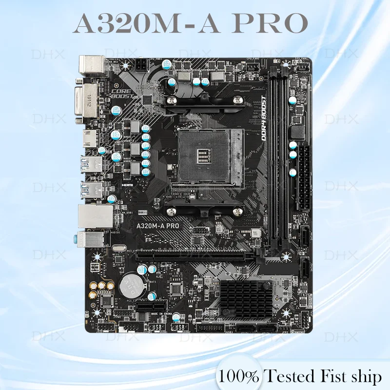 For MSI A320M-A PRO Motherboard 32GB Socket AM4 DDR4 Micro ATX Mainboard 100% Tested Fully Work be Fast ship