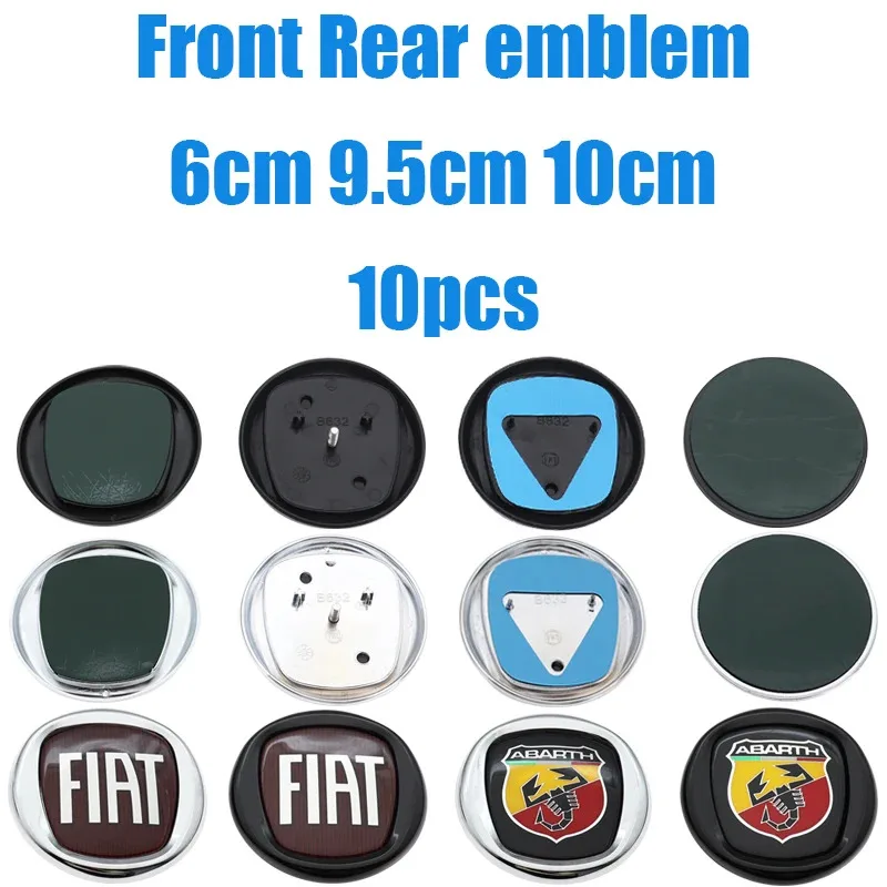 

10 шт., 60 мм, 95 мм, 120 мм, ABS, передний логотип автомобиля, рулевое колесо, передняя решетка, задний бампер, задняя дверь, багажник, эмблема, наклейка, аксессуары для стайлинга