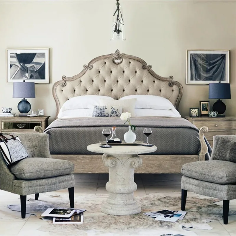 سرير فريد من نوعه بحجم كوين منظم فاخر سرير شمالي بسيط لغرفة النوم Camas De Matrimonio Dormitorio إكسسوارات منزلية