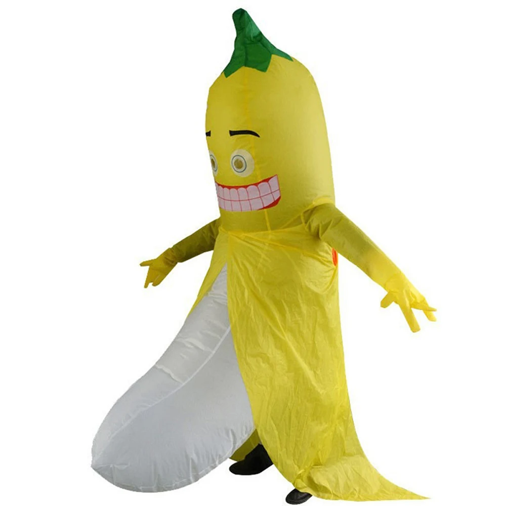 

Halloween Banana Inflatable Costume Funny Doll Performance Props Singles Party Atmosphere Props Walking Cartoon Puppet Costumes