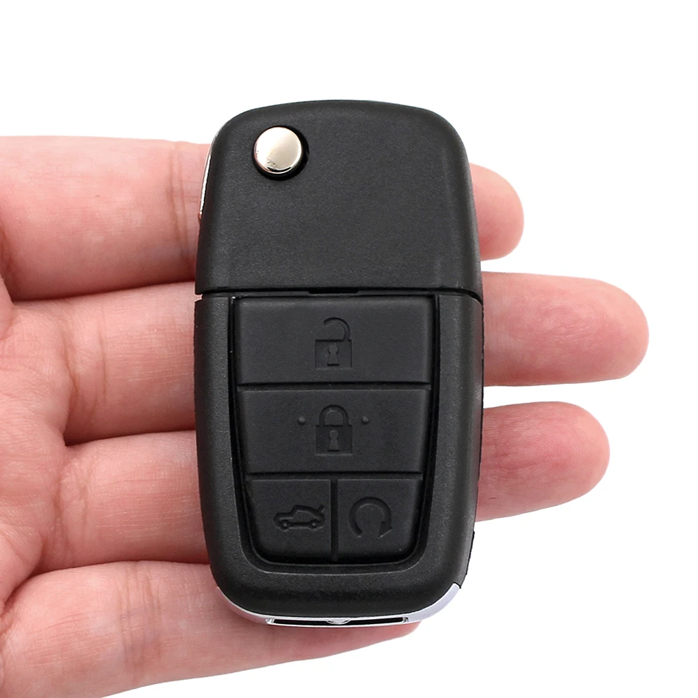 4+1 Panic 5 Buttons folding flip Remote Key Fob Case Shell Key Blank For Pontiac G8 GT