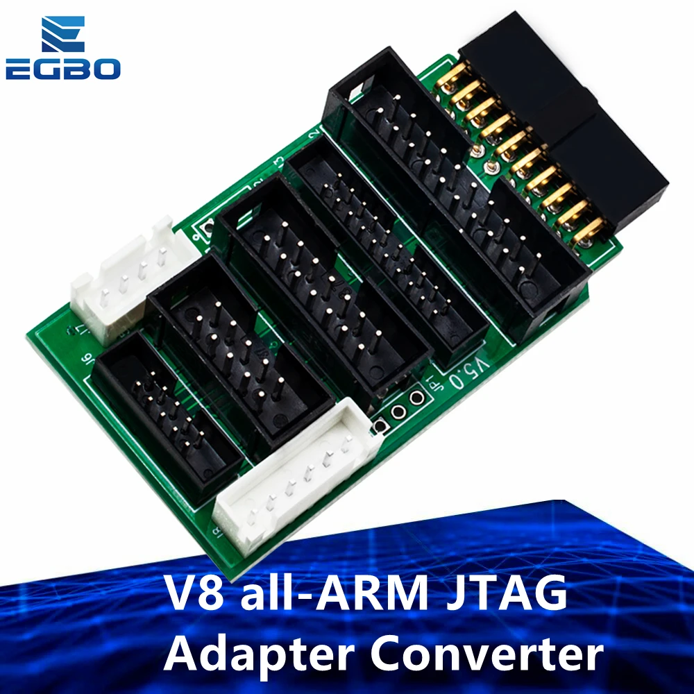 EGBO  For J-LINK ULINK2 Emulator V8 all-ARM JTAG Adapter Converter for TQ2440 MINI2440