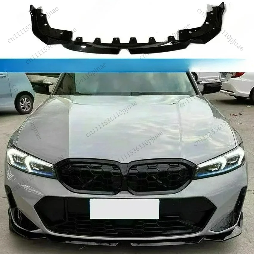 For BMW 3 Series G20 G28 320 325 330 Lci 2023-2024 MP Style Car Front Bumper Splitter Lip Spoiler Diffuser Guard Body Kit Cover