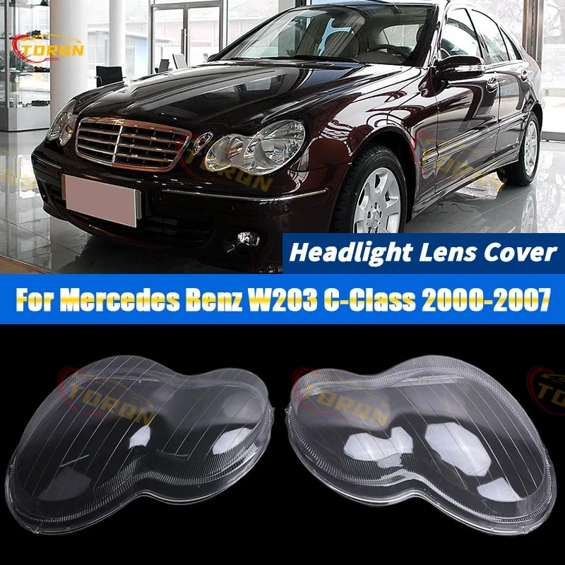 

Для Mercedes Benz W203 C-Class 2000-2007 крышка фар автомобиля абажур фары крышка фары автомобильные аксессуары