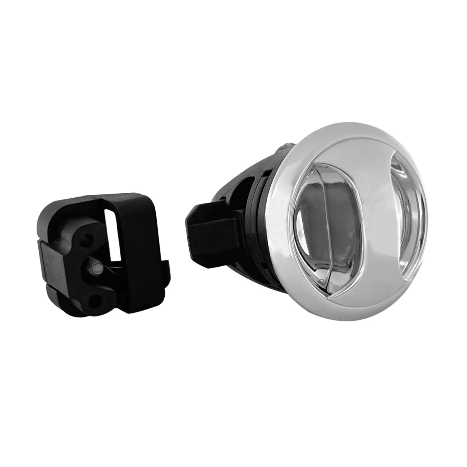 Keyless Boat Knob Door Lock ABS Material Anti Noise Open Latch Hardware for Marine Yacht Cabinet Door