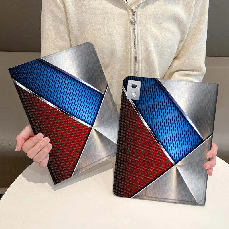 

Metal style pattern Cool Tablet Case For Legion Xiaoxin Pad P12 Pro Y900 GT 2023 2025 12.1 12.7 14.5 inch