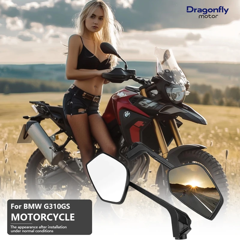 

Motorcycle Side Rearview Mirror For BMW R1300GS 2024 R1200 1250 GS ADV F900R G310GS S1000XR Aluminum Adjustable Rear View Mirror