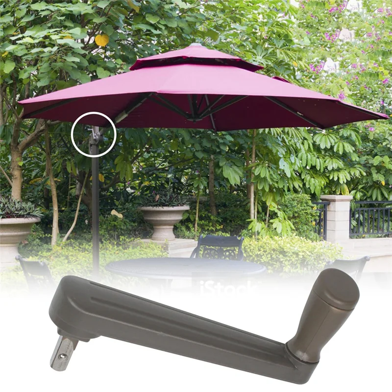 M11K-For ظلة فناء شرفة طاولة الشاطئ مظلة مقبض استبدال مقبض كرنك للفناء في الهواء الطلق