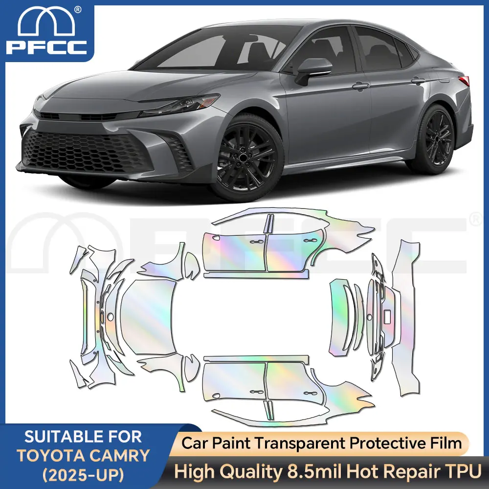 

Предварительно вырезанная защитная пленка для автомобильной краски PFCC 8,5 мил для Toyota Camry 2021, прозрачный комплект, наклейка, ремонт, автомобильные аксессуары ﻿