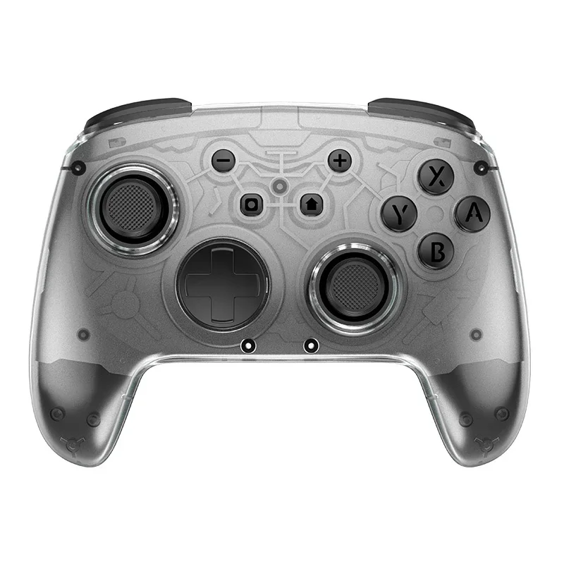 LinYuvo KS11 Translucent Black Joypad Wireless With Wake up 6axis Dual motor Turbo for Nintendo Switch/ Oled Gaming Controller