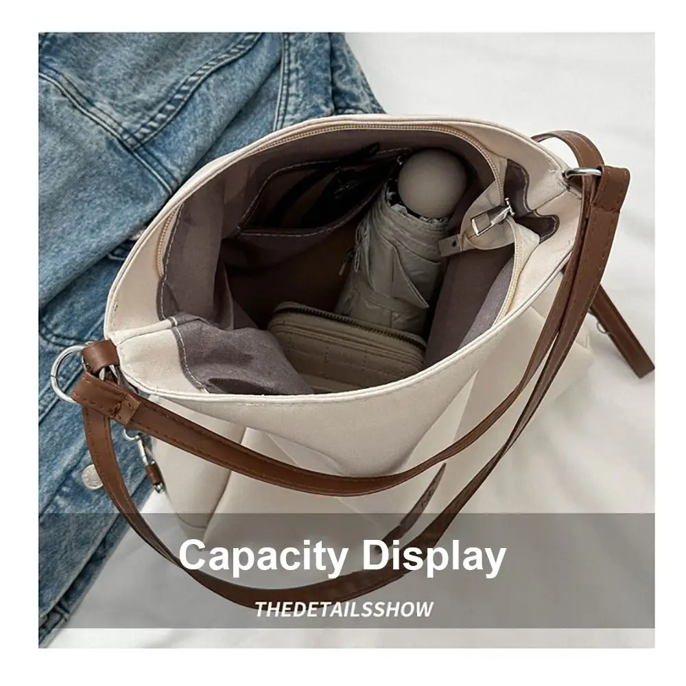 Women Tote Bag Canvas Youth Ladies Fashion Travel Shoulder Bag Student Large Capacity Female Crossbody Backpack Girl Packet