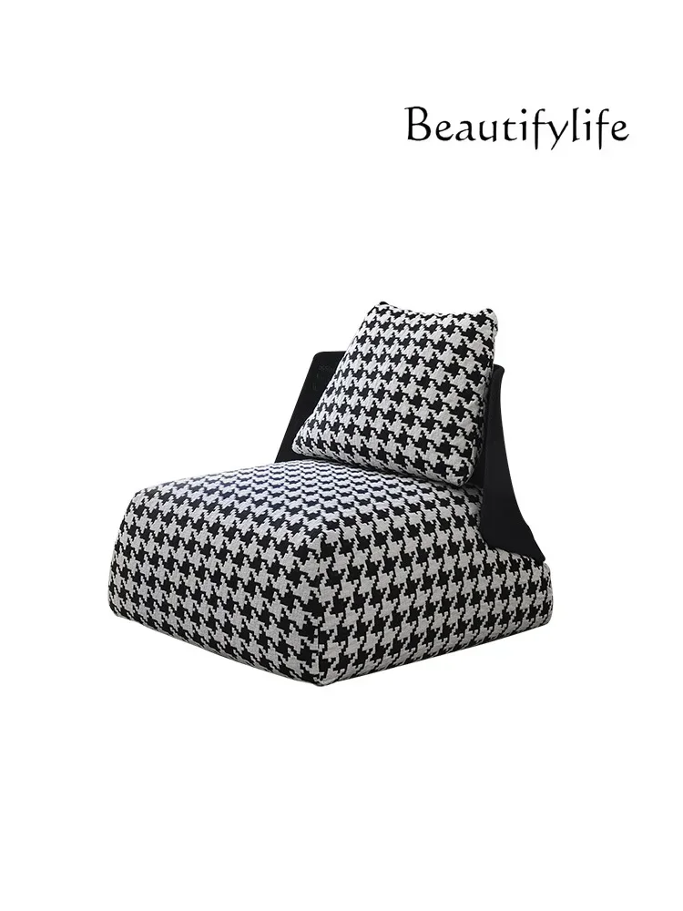 

Qiandongge single sofa Italian light luxury art leisure chair balcony solid wood tiger chair