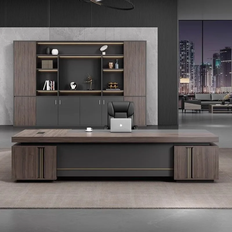 مكتب صغير مع أدراج كرسي مكتب تعديل الارتفاع طاولة رئيس L مكتب زاوية منتصف القرن لمكاتب الدراسة رفع طاولات الطاولة العلوية #3