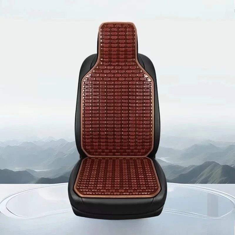 Bamboo Car Seat Cushion Breathable Cooling Square Pad Universal for Office Home Summer Spring - Comfortable Square Seat Pad