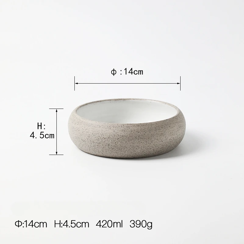 Creative Ceramics Special Western Food Dish French Soup Bowl Round Oval Salad Bowl Soup Plate Hotel Restaurant Ice Plate view 6