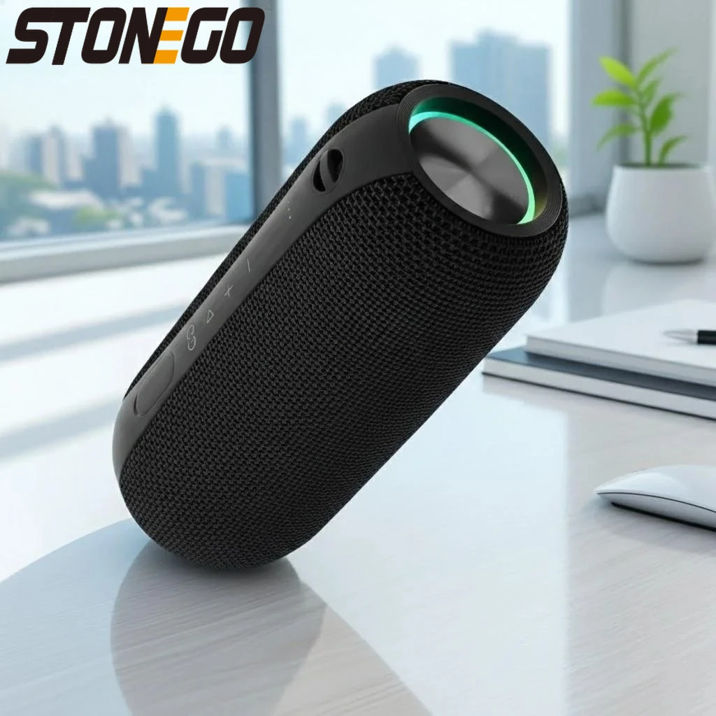 

Беспроводные Bluetooth-колонки, портативные, с двумя динамиками, в стиле панк, со светодиодной подсветкой, басовой диафрагмой, стереозвуком TWS для вечеринок на открытом воздухе