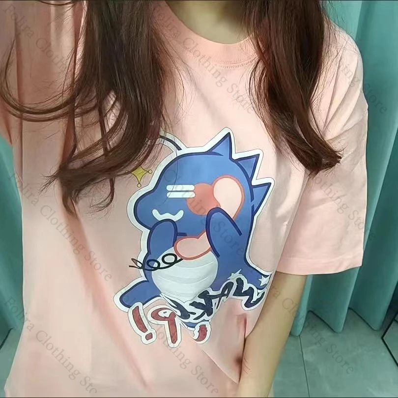 Game Light and Night Osborn Same T-shirt Couple Outfits T-shirt Sleepwear Daily Home Wear for Men Women Nightwear