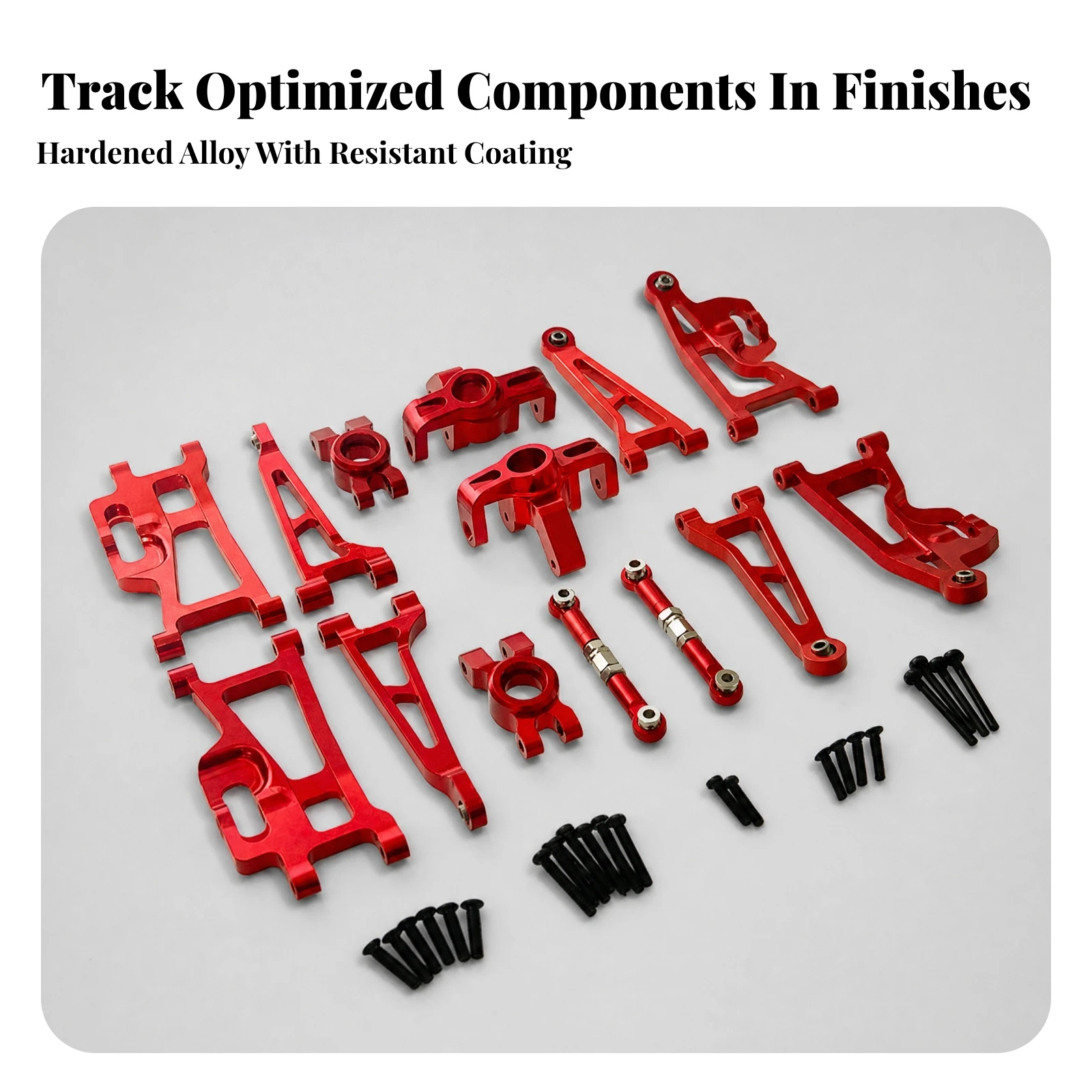 Metal Rear Hubs Easy to Install MJX Rapid Drive 1/14 Shock Absorption Upgrade Kit Direct-Fit RC Car Replacement Parts Set Sturdy