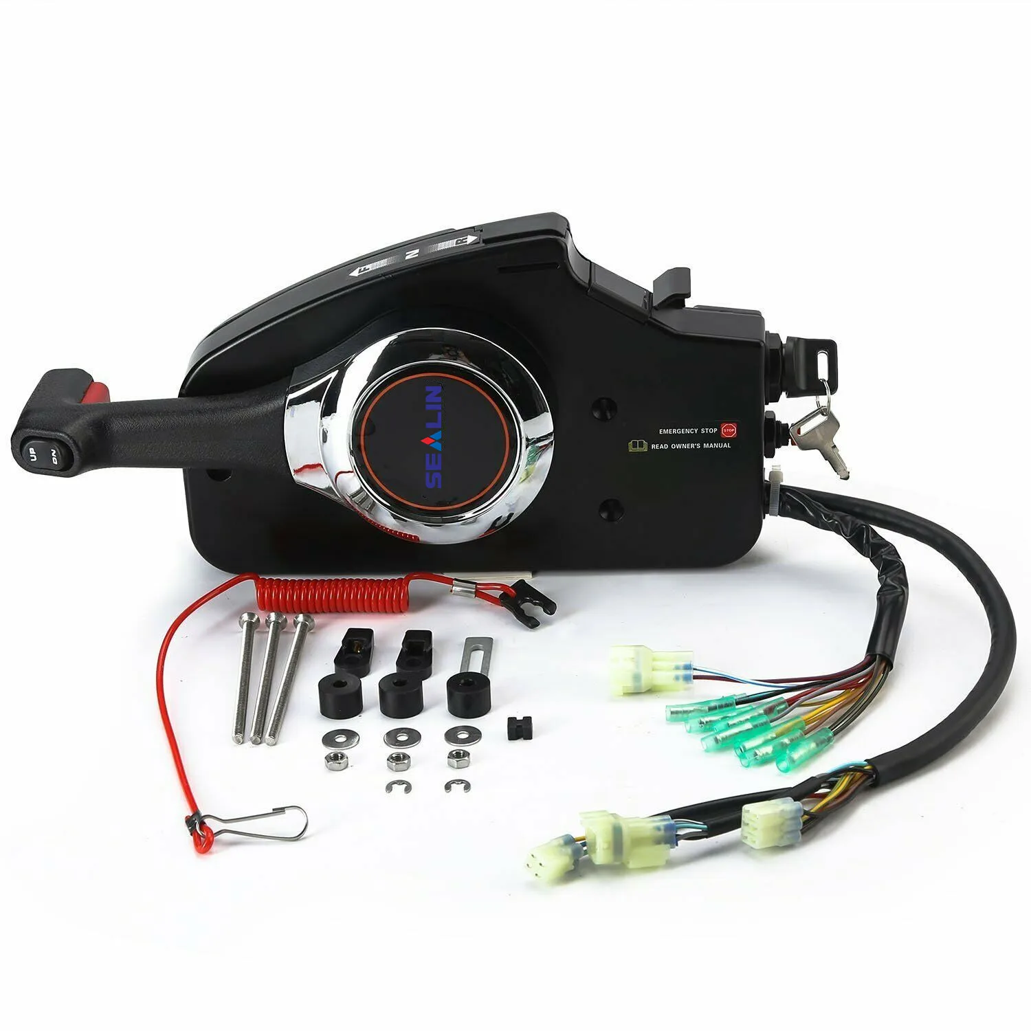 

Remote Control Box for Honda Outboard Motor BF40-BF150 Push to open 24800-ZZ5-A22 24800-ZZ5-A01 24800-ZZ5-A02