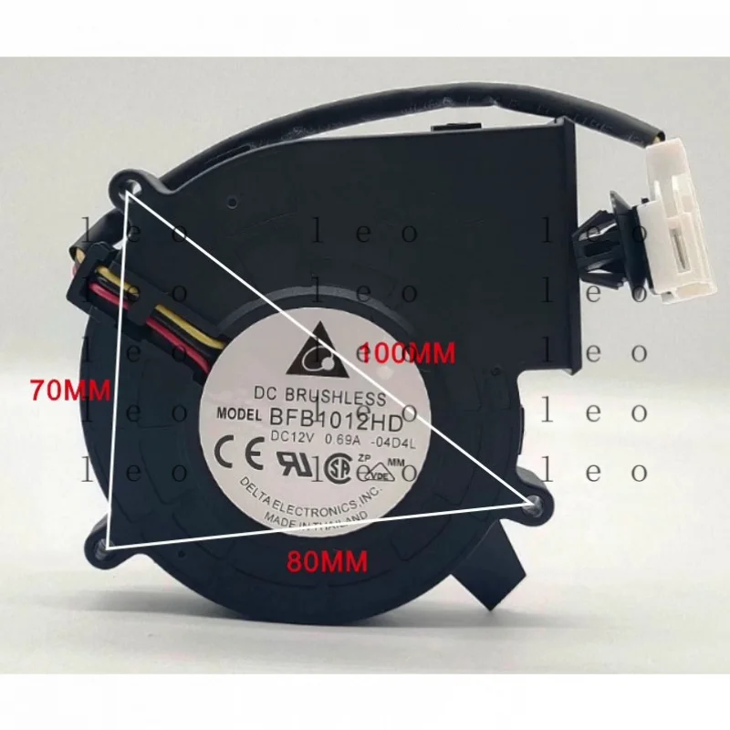 

Вентилятор охлаждения GG BFB1012HD-04D4L DC12V 0.58A 100*22.9MM