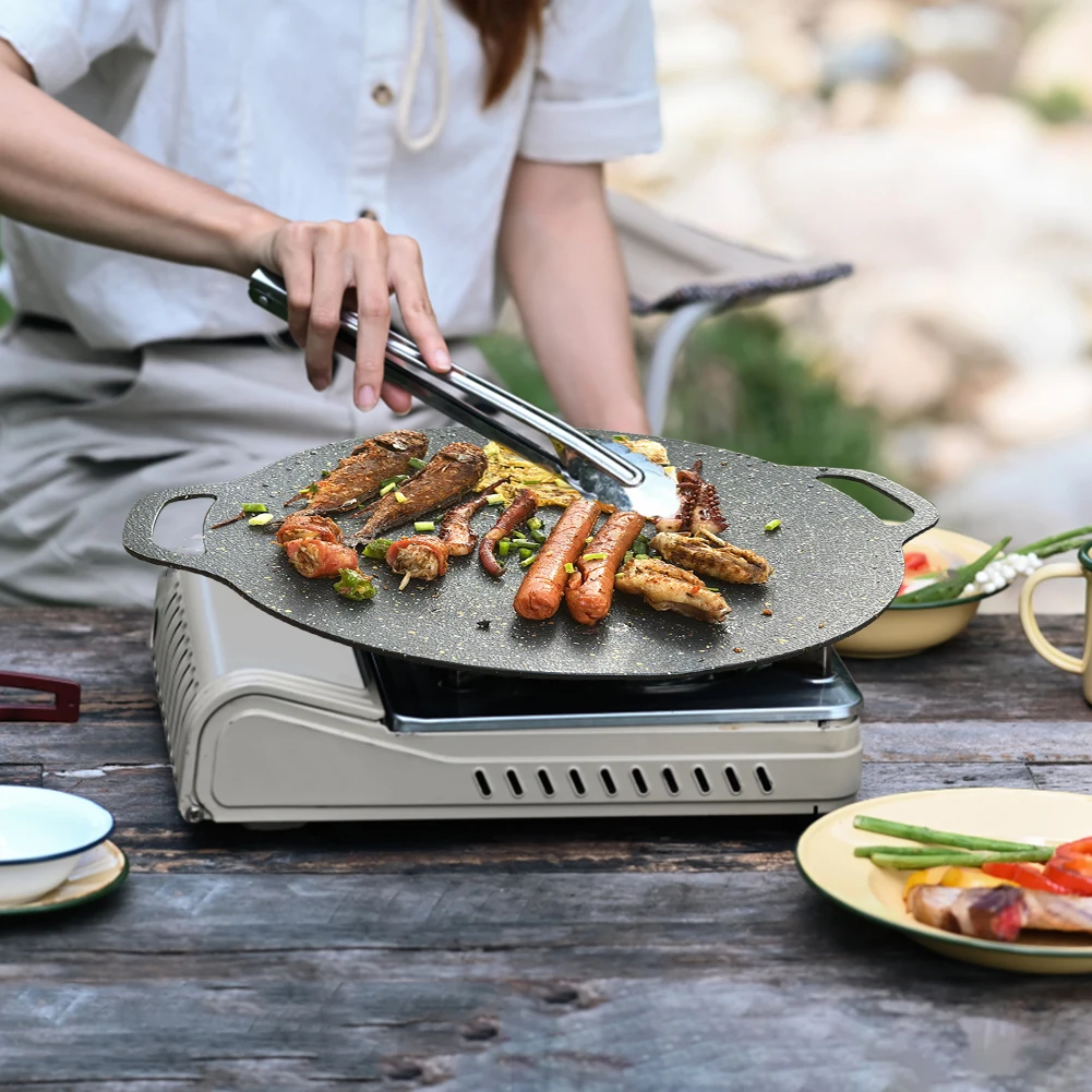 Round Baking Dishes Pans Non-s - огляд і ціна Outdoor Camping Griddle