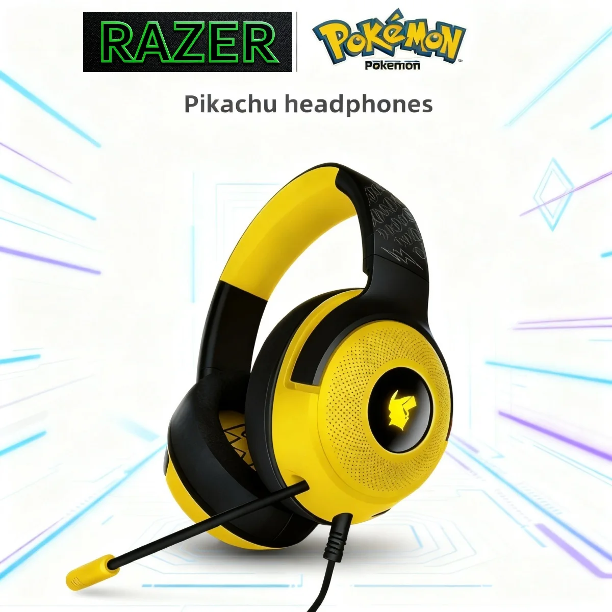 سماعات الألعاب Razer Kraken V3 X Pokemon Pikachu #1