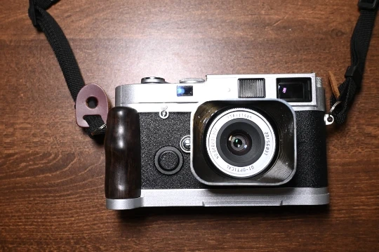 ใหม่ Ultra-Light Ebony ไม้ L ประเภทขาตั้งกล้องตัวยึดหัวฐานมือจับแบบยึดสำหรับ Leica M2 M3 M4 M6 m7 MP กล้อง