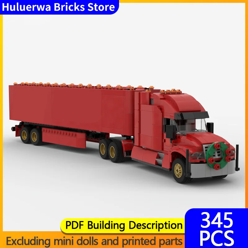 

Speed Racing Car Model MOC Building Bricks Heavy-Duty Transport Truck Modular Technology Gifts Holiday Assemble Children Toys
