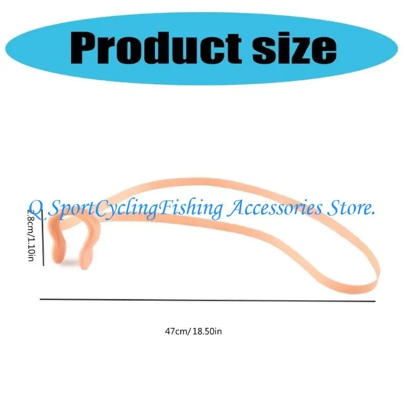 

31KC Practical Swimming Nose Clips with Rope Nose Plugs Swim Nose Guard Swimming Accessories for Nose Protector