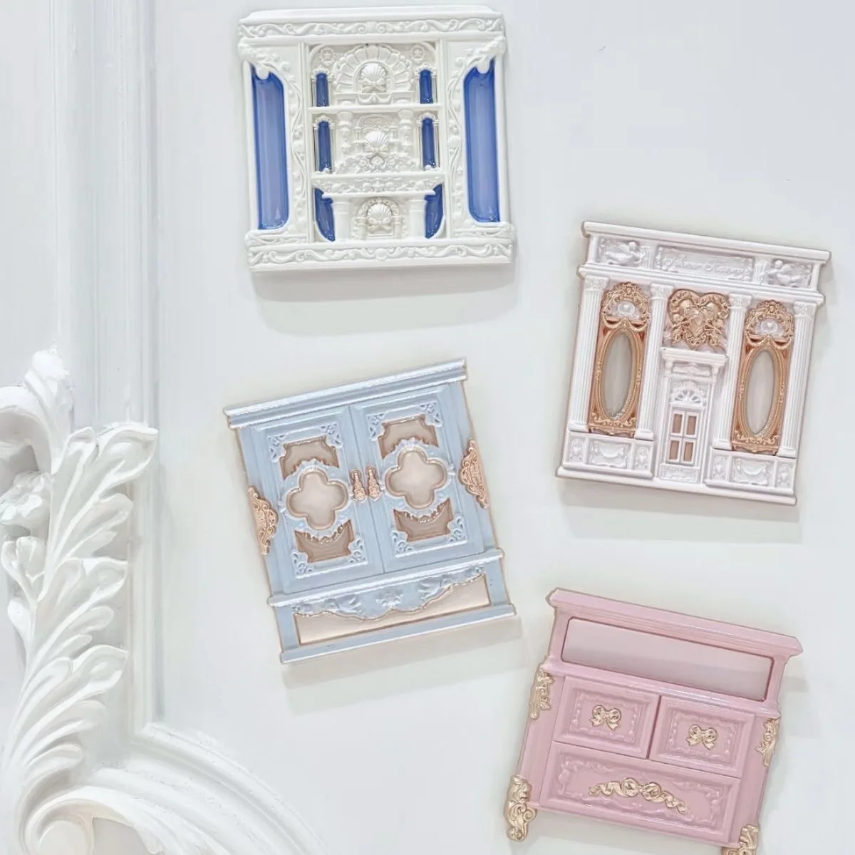 

Flower Knows Fridge Magnets Limited Edition Shell's Pearl Strawberry Cupid Midsummer Butterfly Cloud Collections