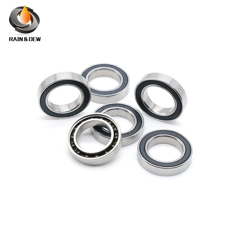 1PC S6902-2RS CB Stainless Hybrid Ceramic Bearing 15*28*7 mm ABEC-7 For Bicycle Hub Front Rear Hubs Wheel Ceramic Ball Bearings