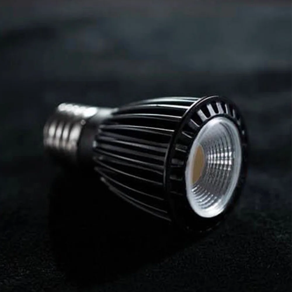 Bombilla LED COB RA95 E27 DE ALTO CRI, foco de luz descendente, AC85V-265V, luz diurna neutra cálida, color blanco puro para habitación y cocina, 7W