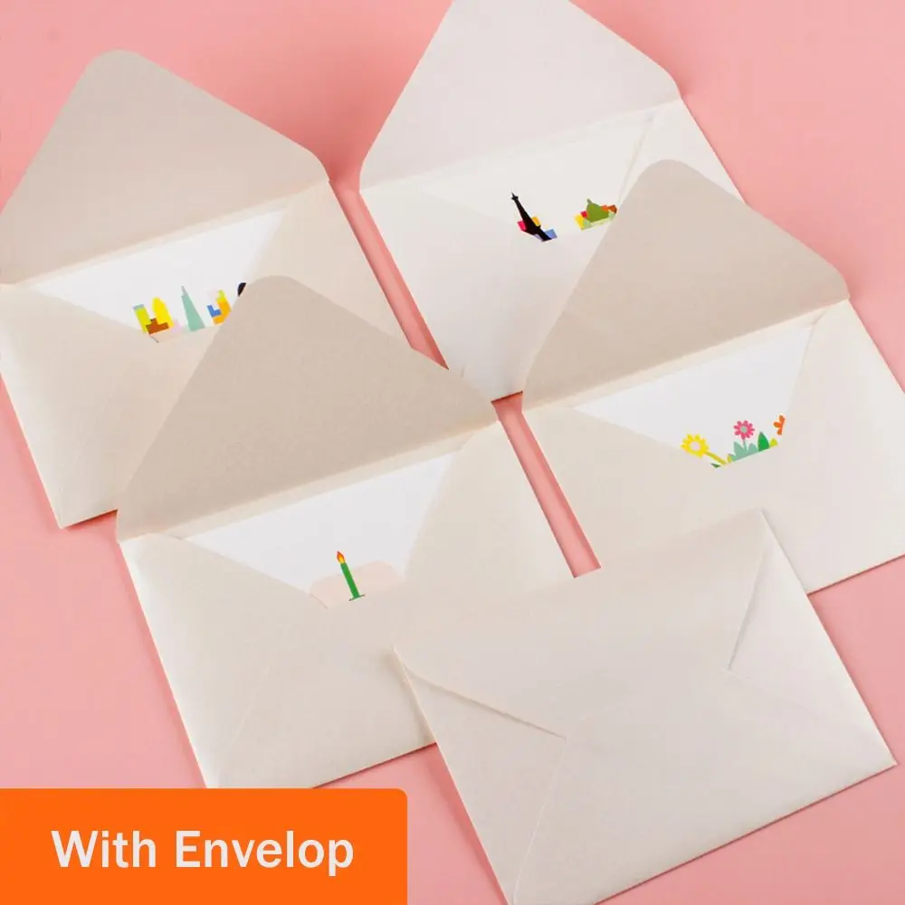 

Handwriting 3D Birthday Cake Cards Thank You Invitation Birthday Pop-Up Cards Folding Blessing Birthday Greeting Cards