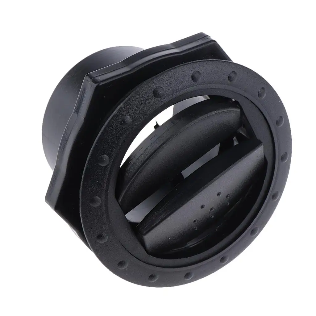 

70mm Round A/C Heater Air Conditioning Outlet Vent for Yacht 70x45mm Black