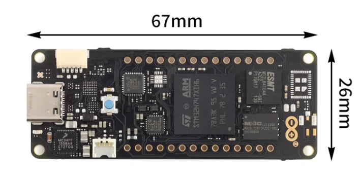 Originele Arduino Portenta H7 Lite Abx00045 Dual Core Stm32h747xi Development Board