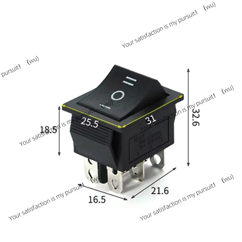 KCD4 Rocker Switch On Off 6 Pin With Led 4 16A 250V 220V T85 20A Small 6Pin 4Pin Light For 2 Position 220 230V Lamp 10A Rocket