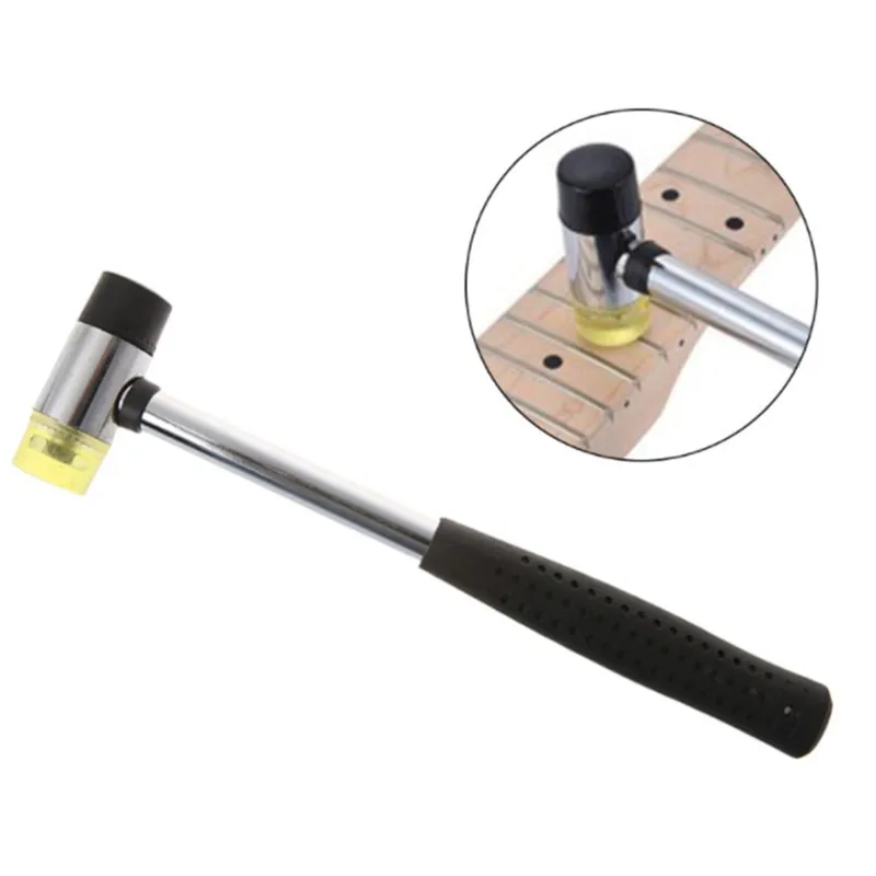 Double-Headed Small Hammer Rubber Hammer Rubber Installation Hammer Knocki Hammer Floor Tile Home Improvement Tool Rubber Hammer