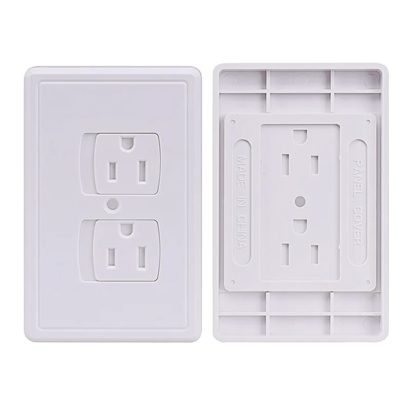 

A38M, 6 упаковок, безопасные самозакрывающиеся крышки для розеток, автоматическая раздвижная крышка для розеток с защитой от детей