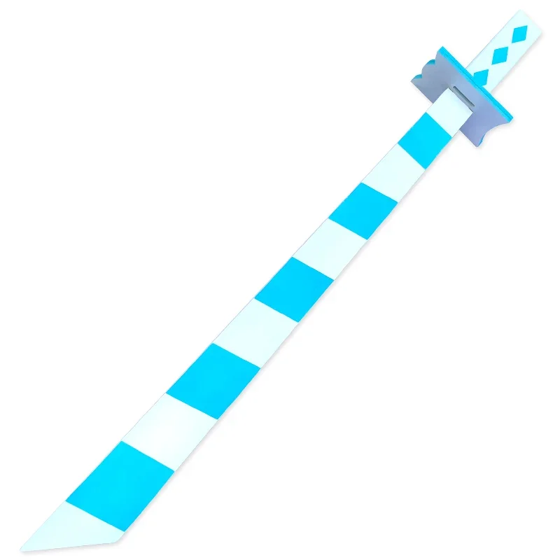 Panty & Stocking with Garterbelt Blue and White Stripes Props Sword Weapon Anime Halloween Party