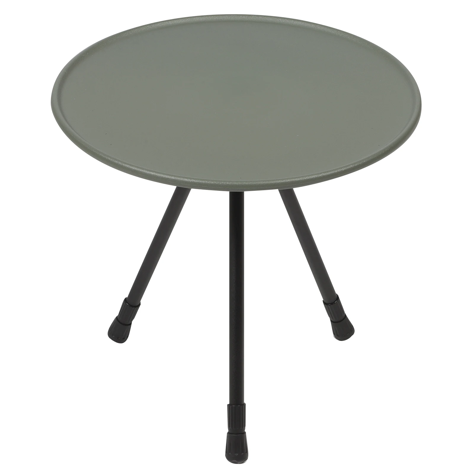 

Outdoor Folding Portable Camping Beach Aluminum Round Green Foldable Folding Camping Table Picnic Travel