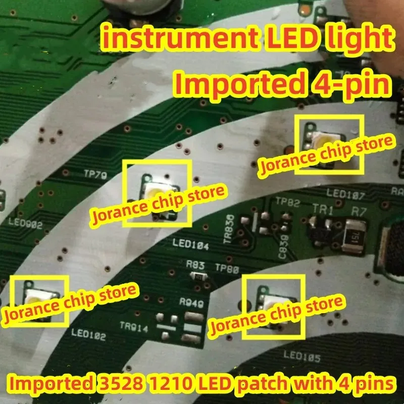 Brand new original car instrument light imported 3528 1210 LED patch 4-pin