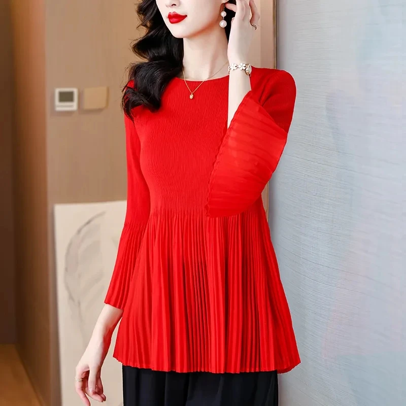 

Spring 2025 Women's Thin Coat Middle-aged Elderly Women's Cropped Sleeves Female Long Casual Jacket 60-80 Years Old Overwear