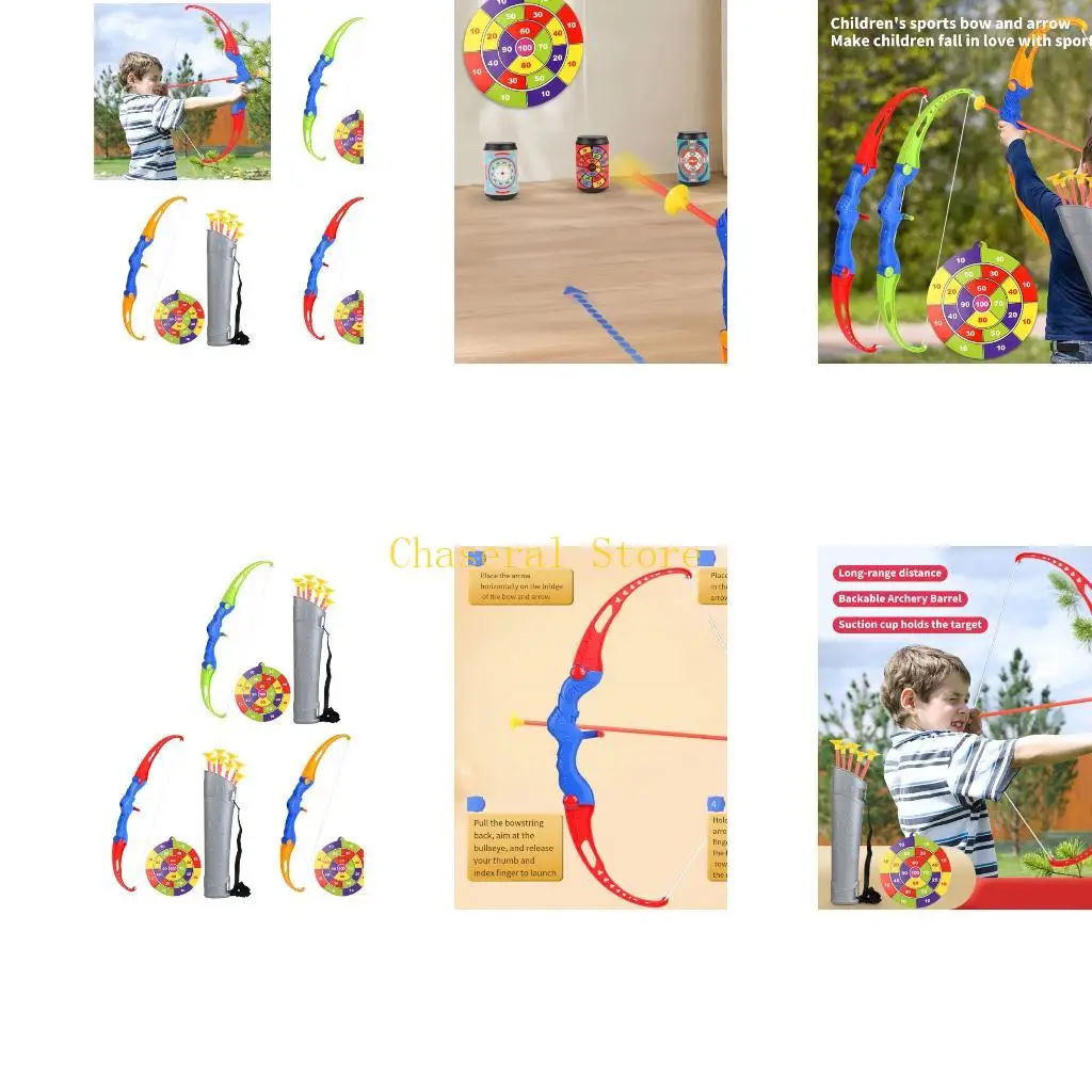 E7ce Child Safe Archer Toy Sports Outdoor Set Training Coordination des parents