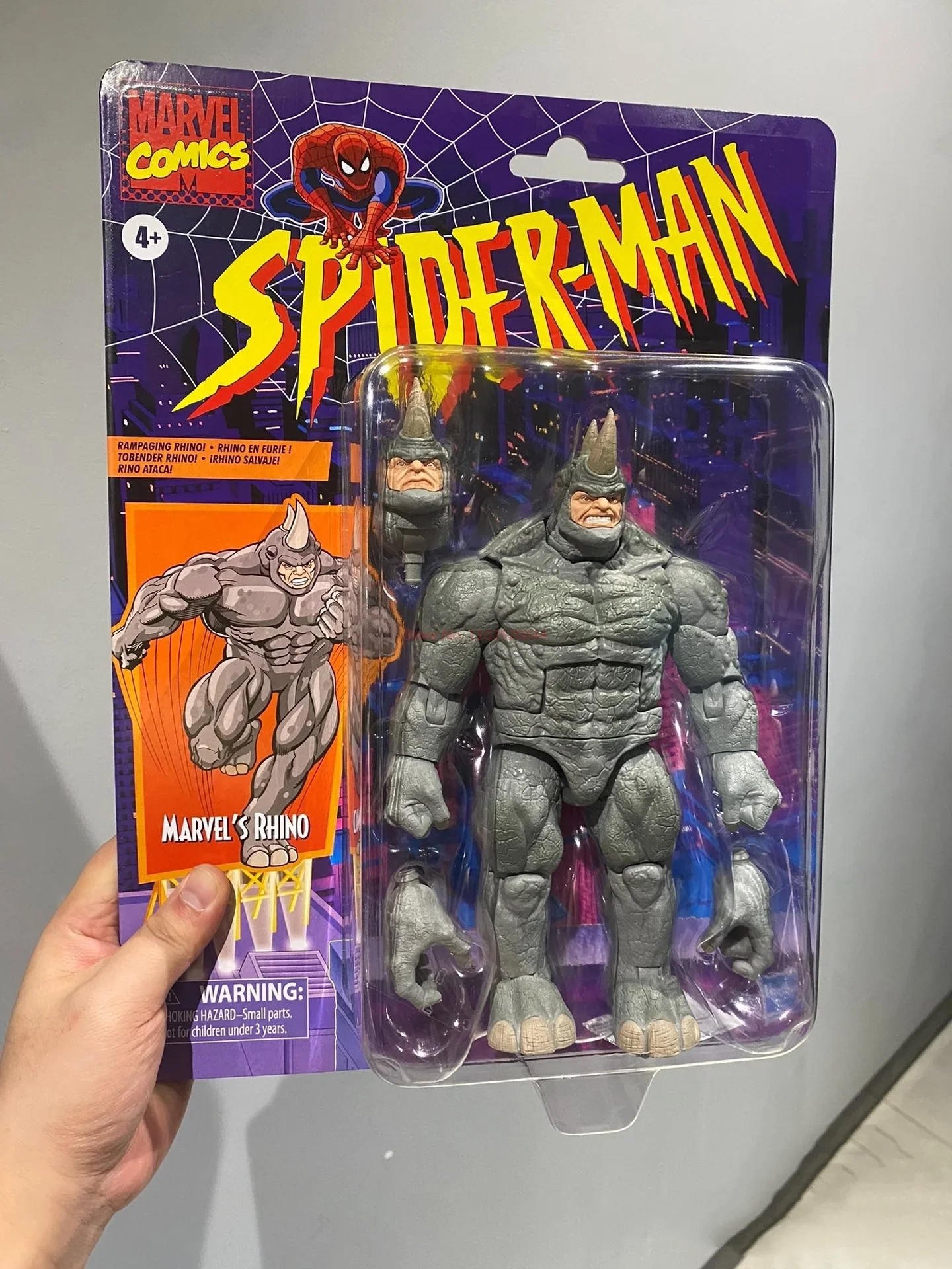 Marvel Legends Spider Man Retro Card Quentin Beck Cletus Kasady Rhino Target 6-Inch  Action Figure Moving Doll Toy Birthday Gift