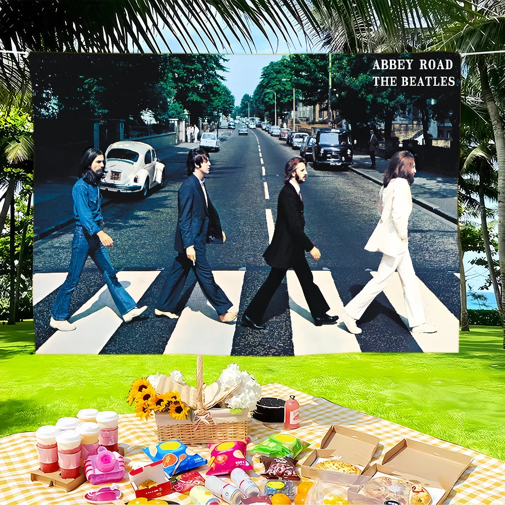 Band The B-Beatles-S flag Tapestries Outdoor Parties Bedrooms Living Rooms Dorm Rooms Wall Decor Banners Gifts